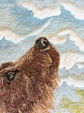 "Winter is Coming... Why don't Bears fly?  free motion thread painting